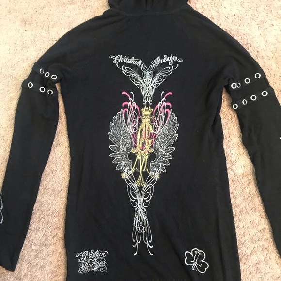 christian audigier hooded sweater - Picture 2 of 2